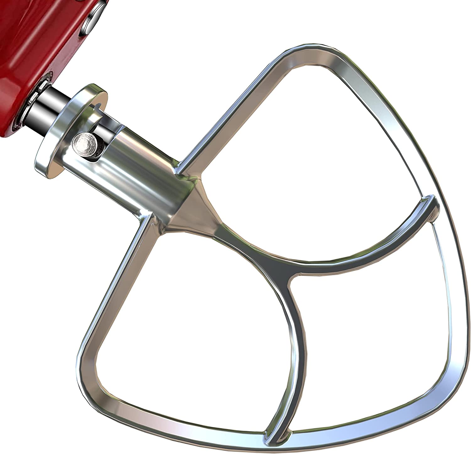Meat Grinder Attachment - Batteur plat en acier inoxydable pour