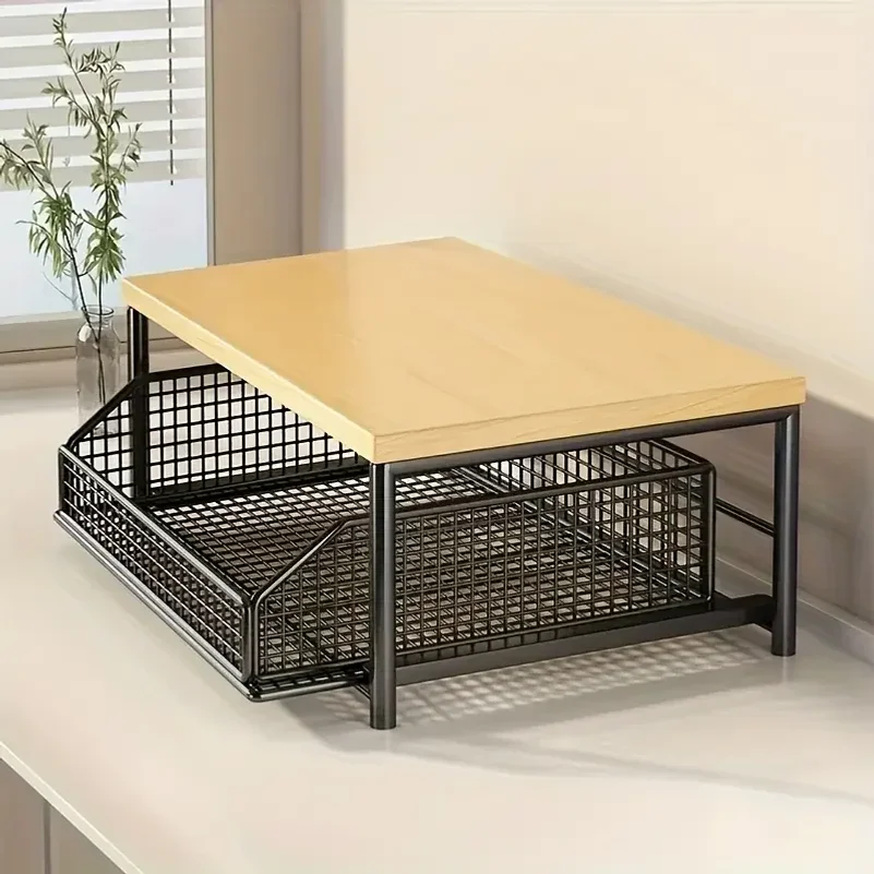 Kitchen Appliances Countertop - Organisateur de rayonnage pour micro-ondes moderne,