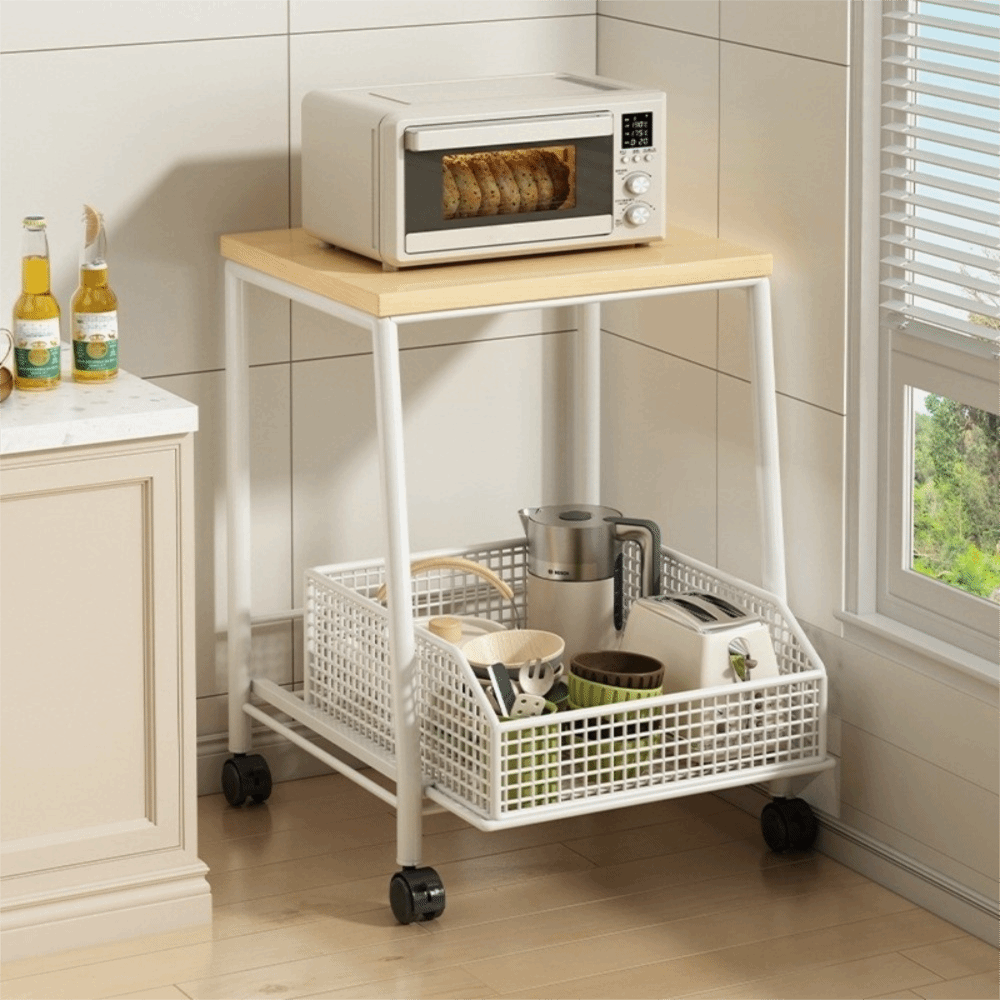 Kitchen Appliances Countertop - Support pour micro-ondes avec tiroirs, rangement