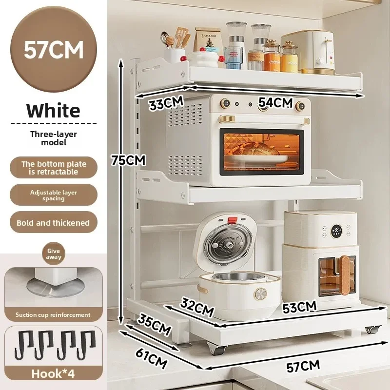 Kitchen Appliances Oven - Étagère coulissante multifonctionnelle pour four à