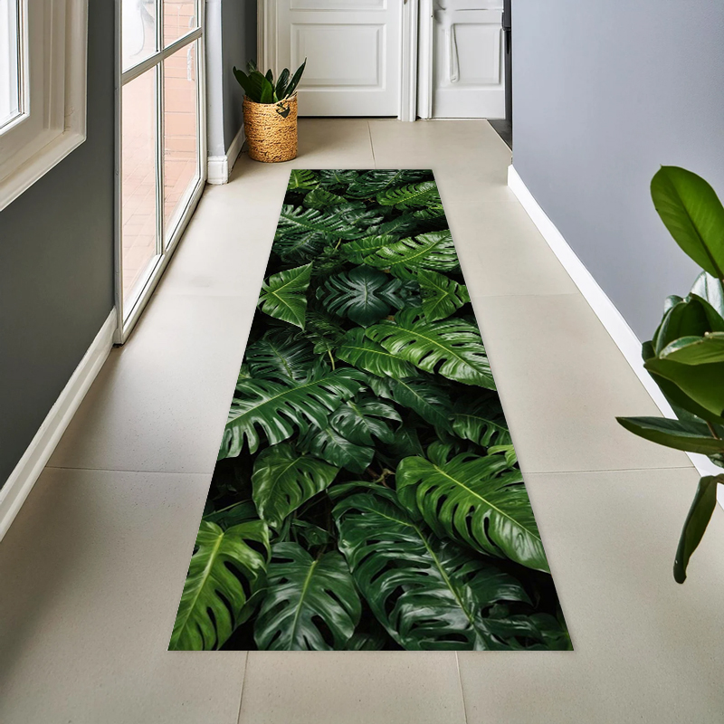 Tapis demi-rond à feuilles de  - Kitchen Appliances Green avis et prix