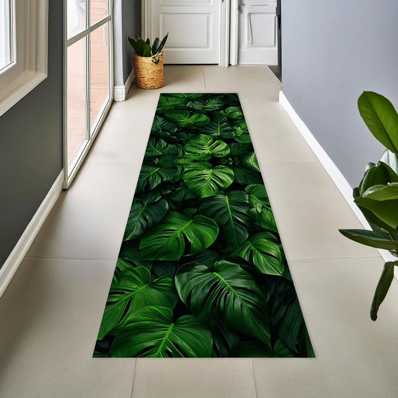 Tapis demi-rond à feuilles de  - Kitchen Appliances Green avis et prix