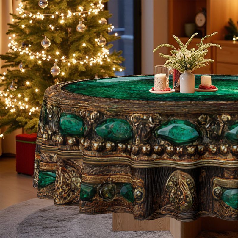 VIKAMA Nappe ronde verte émera - Kitchen Appliances Green avis et prix