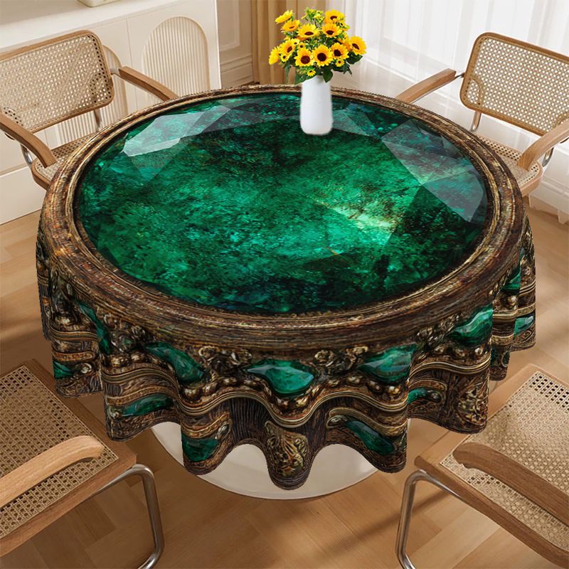 VIKAMA Nappe ronde verte émera - Kitchen Appliances Green avis et prix