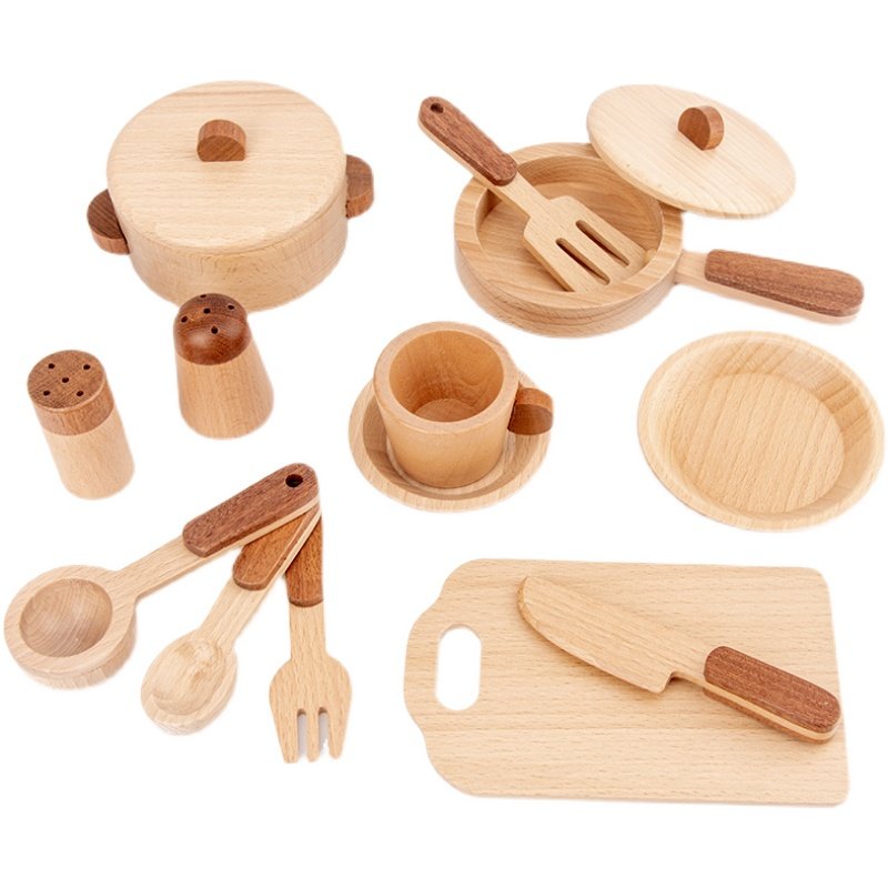 Jeu de cuisine en bois de hêtr - Kitchen Appliances Cooking avis et prix