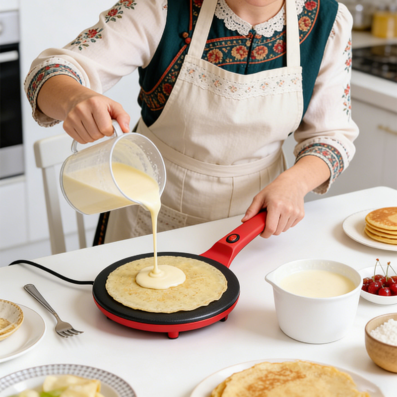 Crêpière Électrique à Chauffag - Crepe Maker Non Stick avis et prix