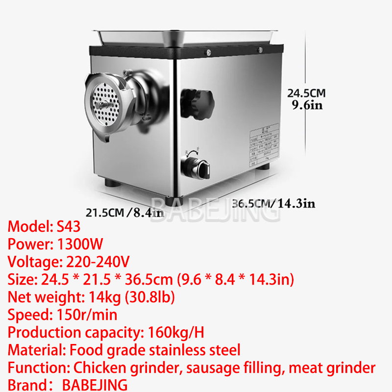 Machine de broyage alimentaire - Meat Grinder Attachment avis et prix